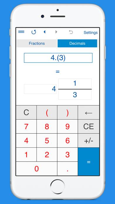 Fraction Calculator 4in1 Schermata dell'app #6