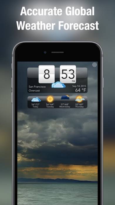 Living Weather HD Live plus Captura de pantalla de la aplicación #2