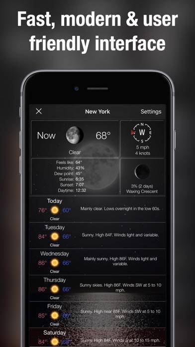 Living Weather HD Live plus Schermata dell'app #3