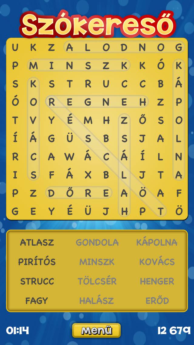 Szókereső App-Screenshot #3