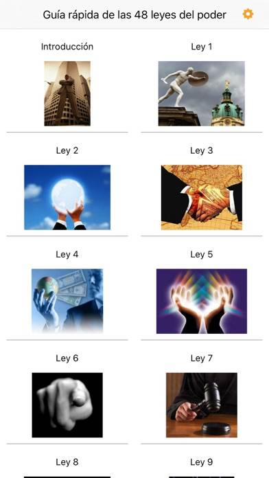 Guía Rápida de las 48 Leyes del Poder Captura de pantalla de la aplicación #1