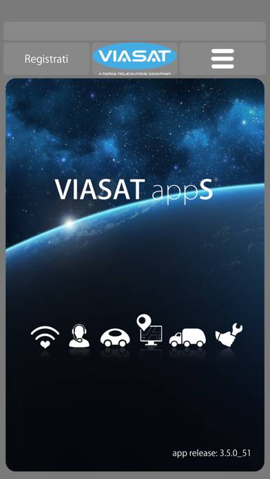 Viasat appS immagine dello schermo