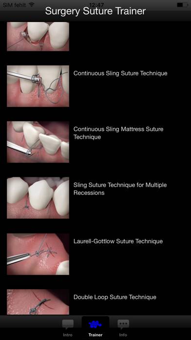 The Oral Surgery Suture Trainer Скриншот приложения #1