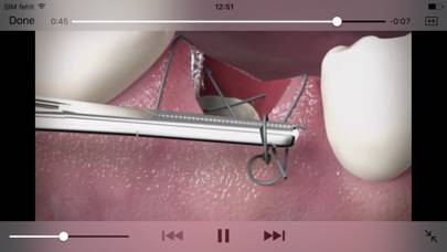 The Oral Surgery Suture Trainer Capture d'écran de l'application