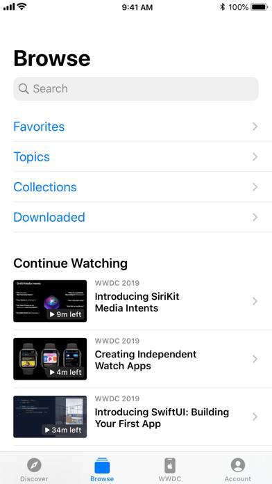Apple Developer Captura de pantalla de la aplicación #3