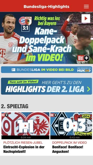 SPORT BILD: Alle Fussball News App-Screenshot