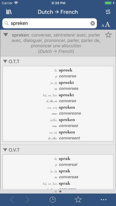 Ultralingua Dutch-French Capture d'écran de l'application #2
