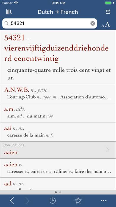 Ultralingua Dutch-French Capture d'écran de l'application #3