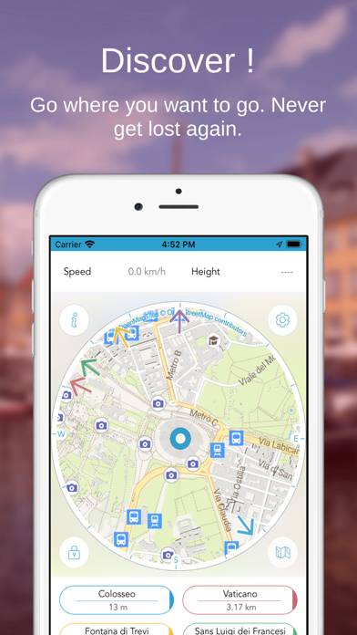 Rome on Foot : Offline Map App-Screenshot #1
