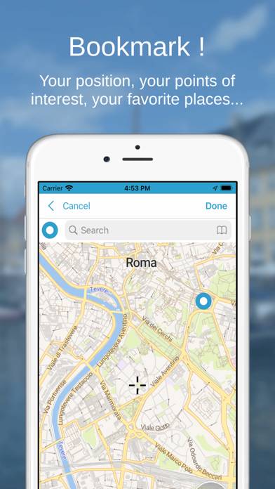 Rome on Foot : Offline Map Capture d'écran de l'application #4