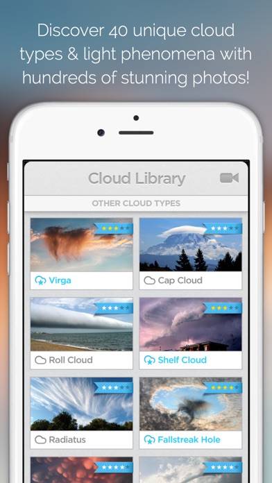 CloudSpotter – See the Sky with New Eyes and Discover the Fantastic World of Clouds Captura de pantalla de la aplicación #1