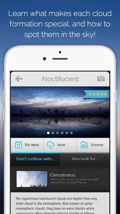 CloudSpotter – See the Sky with New Eyes and Discover the Fantastic World of Clouds Captura de pantalla de la aplicación #2