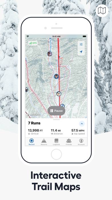 Slopes: Ski & Snowboard Uygulama ekran görüntüsü #2