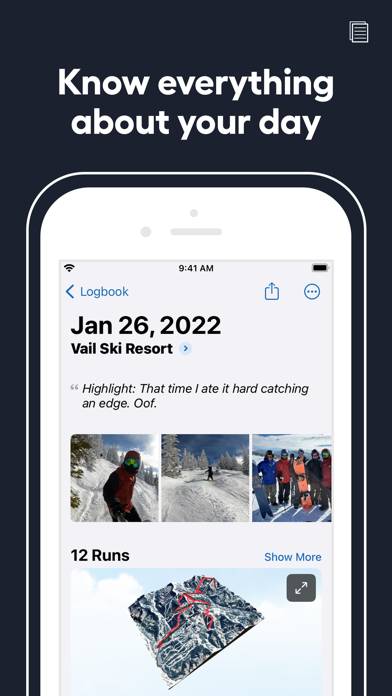 Slopes: Ski & Snowboard Captura de pantalla de la aplicación #4