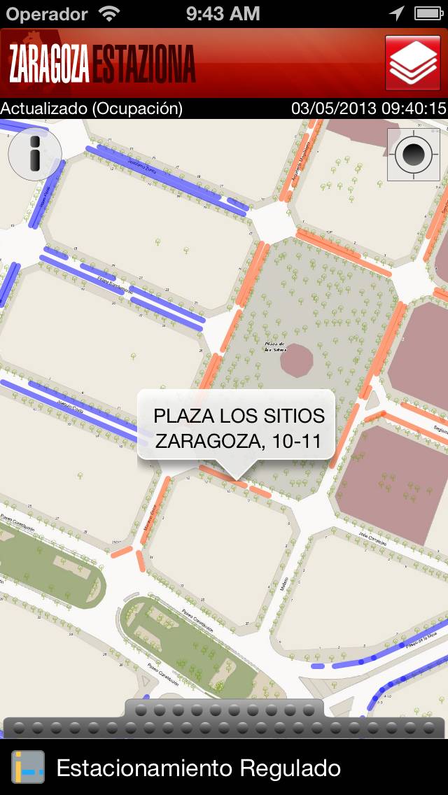 Zaragoza Parking Captura de pantalla de la aplicación #3