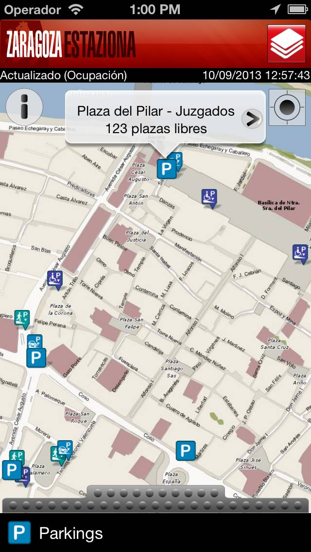 Zaragoza Parking Captura de pantalla de la aplicación #4