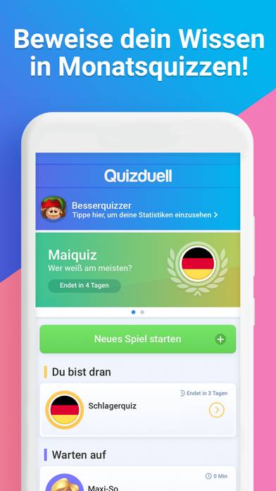 Quizduell Spiel-Screenshot