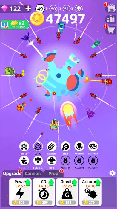 Planet Smash : Idle Wars App screenshot #2
