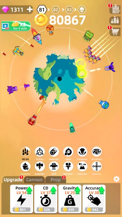 Planet Smash : Idle Wars App screenshot #3