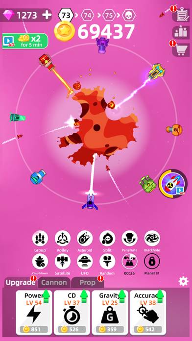 Planet Smash : Idle Wars App screenshot #5