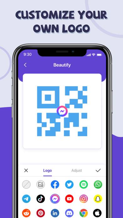 Easy QR Reader & Maker Captura de pantalla de la aplicación