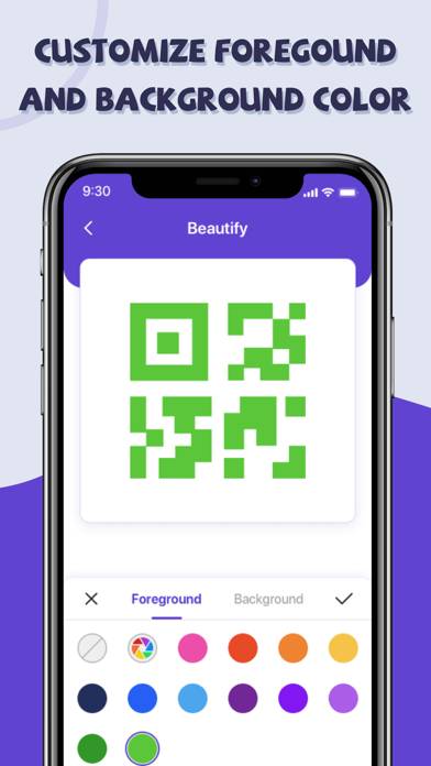 Easy QR Reader & Maker Captura de pantalla de la aplicación