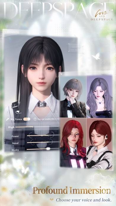 Love and Deepspace game screenshot