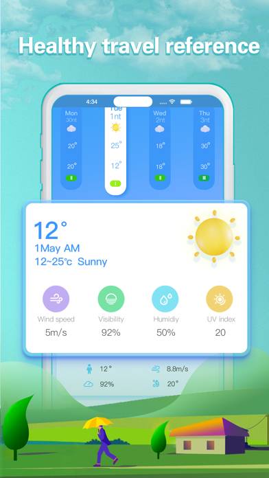 Happy Weather Forecast & Radar App screenshot #3