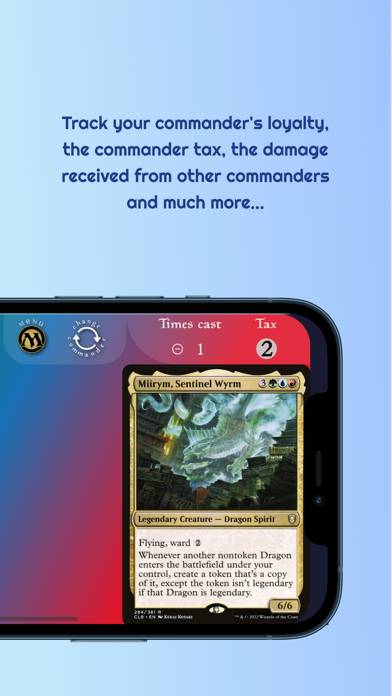 Mox MTG Life Counter App skärmdump