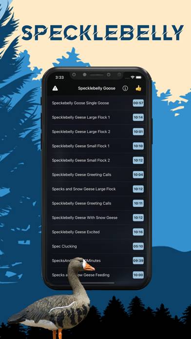 Specklebelly Goose Magnet App screenshot