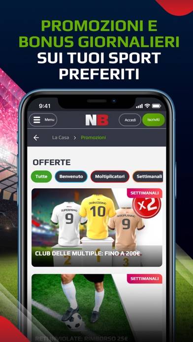 NetBet Scommesse Sportive Schermata dell'app