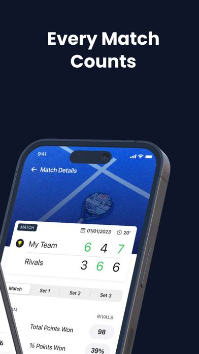 Padel Watch: Padel Scorekeeper Schermata dell'app #2