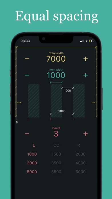 Equal Spacing Calculator