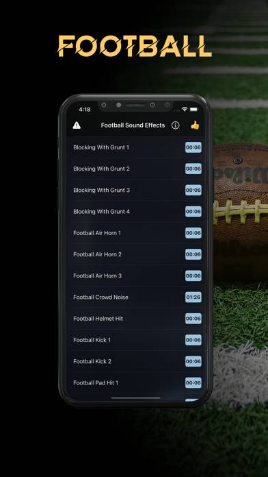 Real Football Sound Effects App screenshot #1