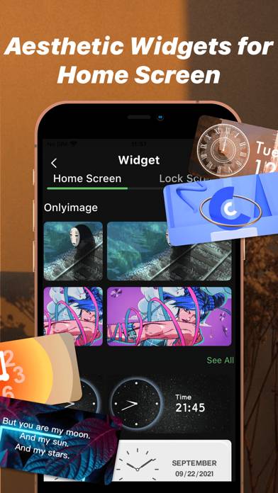 Wallpapers 17 & Widgets App screenshot #3