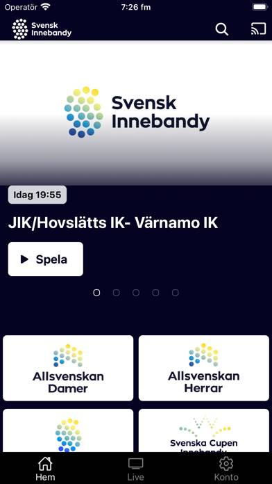 InnebandyTV App screenshot #1