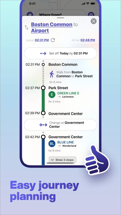 Mapway: City Journey Planner Schermata dell'app #4
