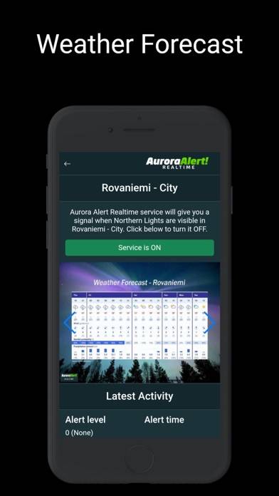 Aurora Alert Realtime Capture d'écran de l'application #3