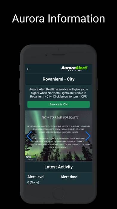 Aurora Alert Realtime Capture d'écran de l'application #5