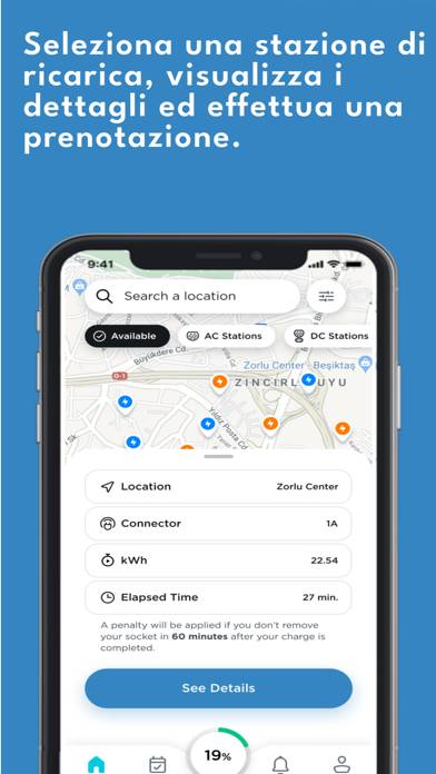 Electrip-EV Charging Stations Schermata dell'app
