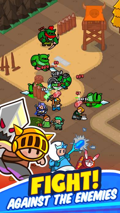 Rumble Heroes : Adventure RPG Captura de pantalla de la aplicación #4