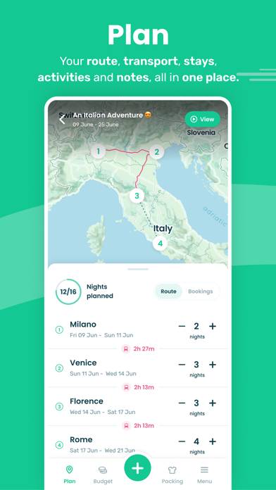 Stippl: The Travel Planner Captura de pantalla de la aplicación #1