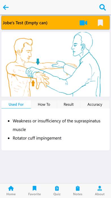 Orthopedic Examination Schermata dell'app #5