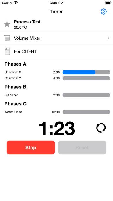 Phase Timer Pro Captura de pantalla de la aplicación #5