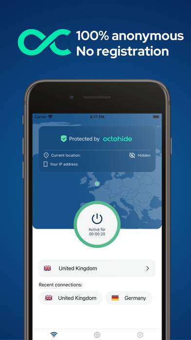 Octohide VPN App screenshot #1
