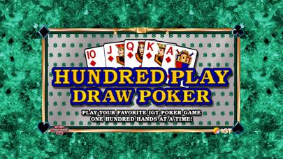 Hundred Play Draw Poker game screenshot