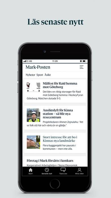 Mark-Posten App skärmdump #3