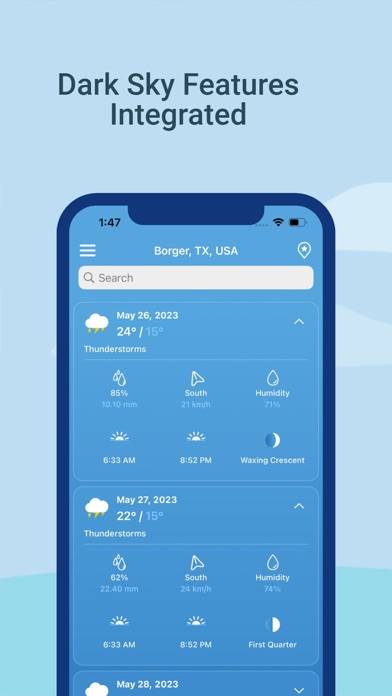 Dark Sky Tech Weather App