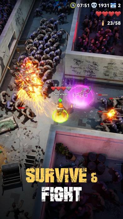Zombie Waves-shooting game Uygulama ekran görüntüsü #6