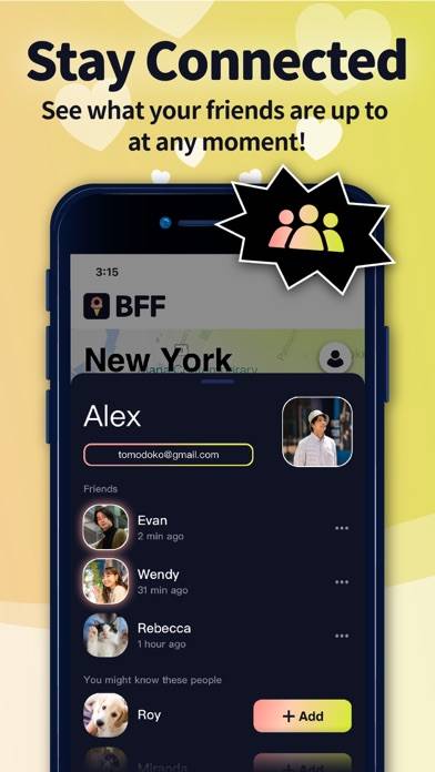 MixerBox BFF: Find My Friends Captura de pantalla de la aplicación #3